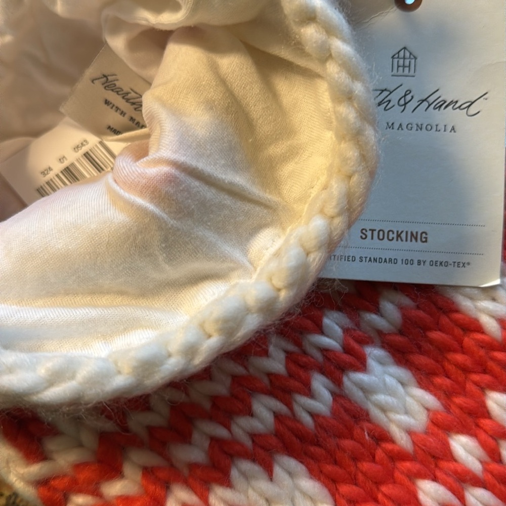 Hearth & Hand by Magnolia Jacquard‎ Knit Stockings NWT - Picture 3 of 6